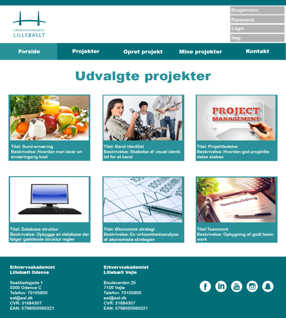 Brugervenlighed – Projektportal – EAL